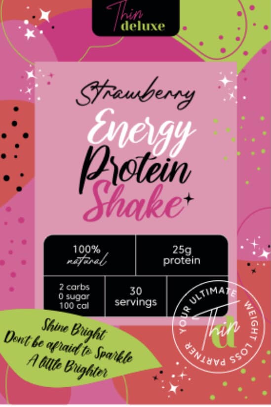 Strawberry Energy Protein Shake